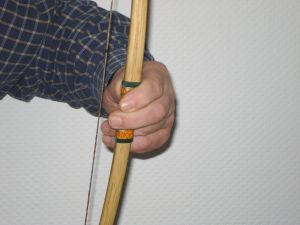 Griff am Bogen von vorne